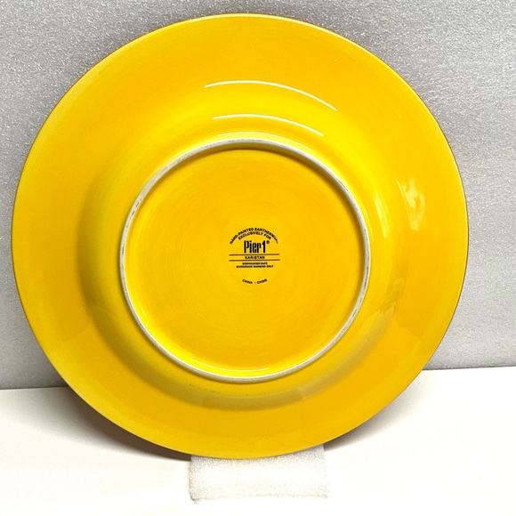 Pier 1 KARISTAN Chop Plate, 13”Earthenware - Picture 3 of 9